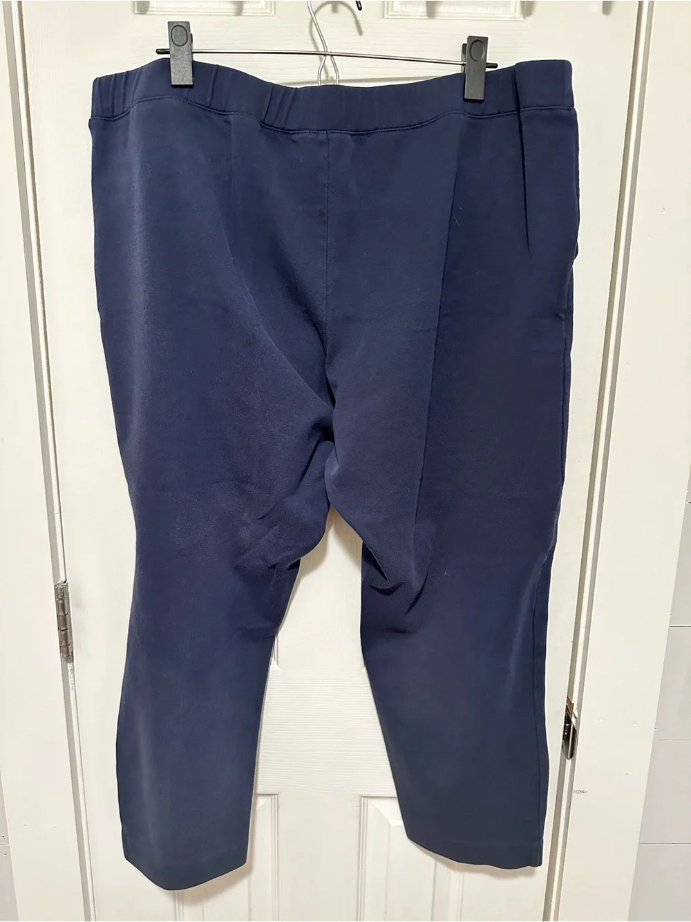 J. Crew Navy Women’s Ankle Cropped Pull-On Pants